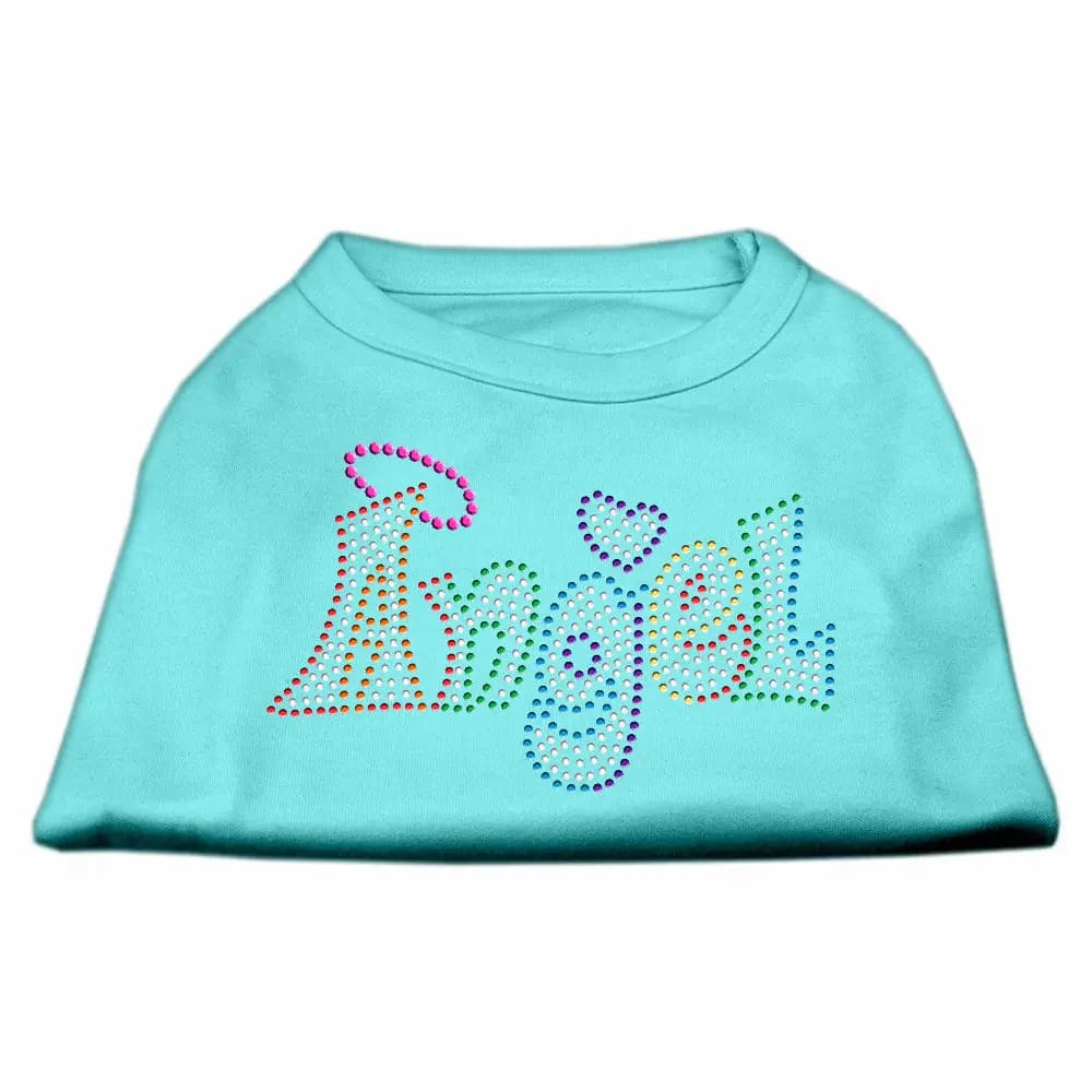 Technicolor Angel Rhinestone Pet Shirt - Rhinestone Pet