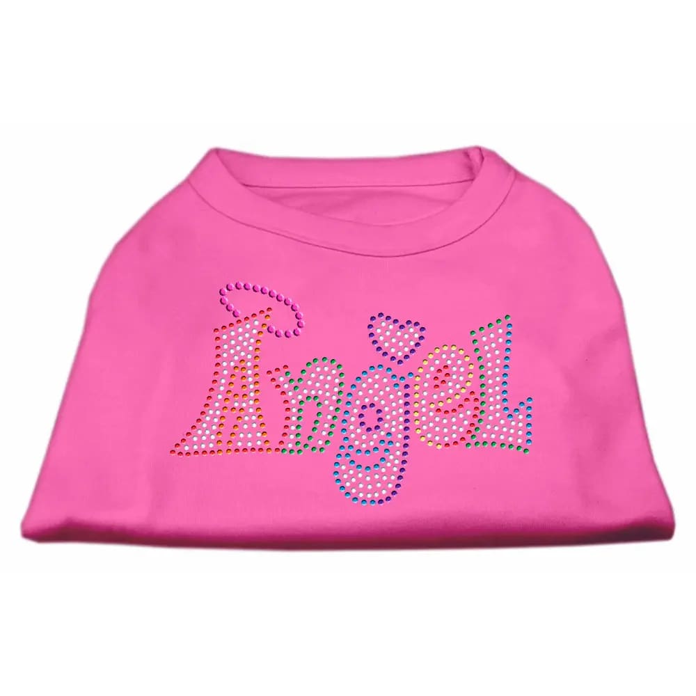 Technicolor Angel Rhinestone Pet Shirt - Rhinestone Pet