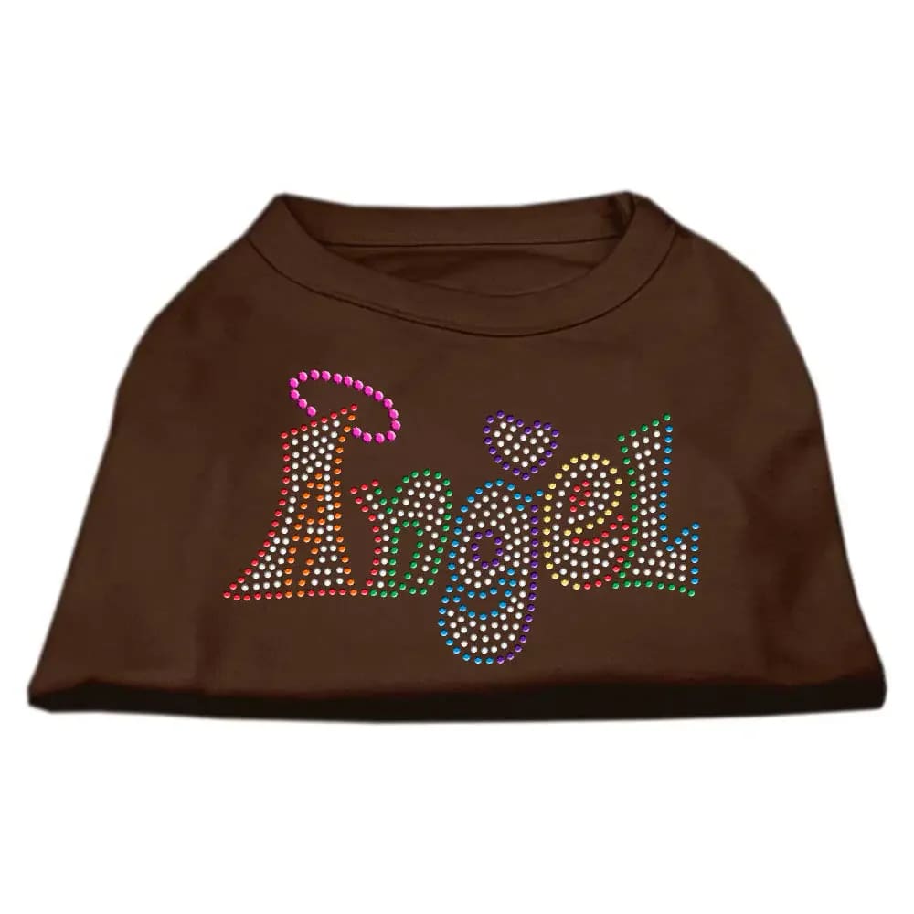 Technicolor Angel Rhinestone Pet Shirt - Rhinestone Pet