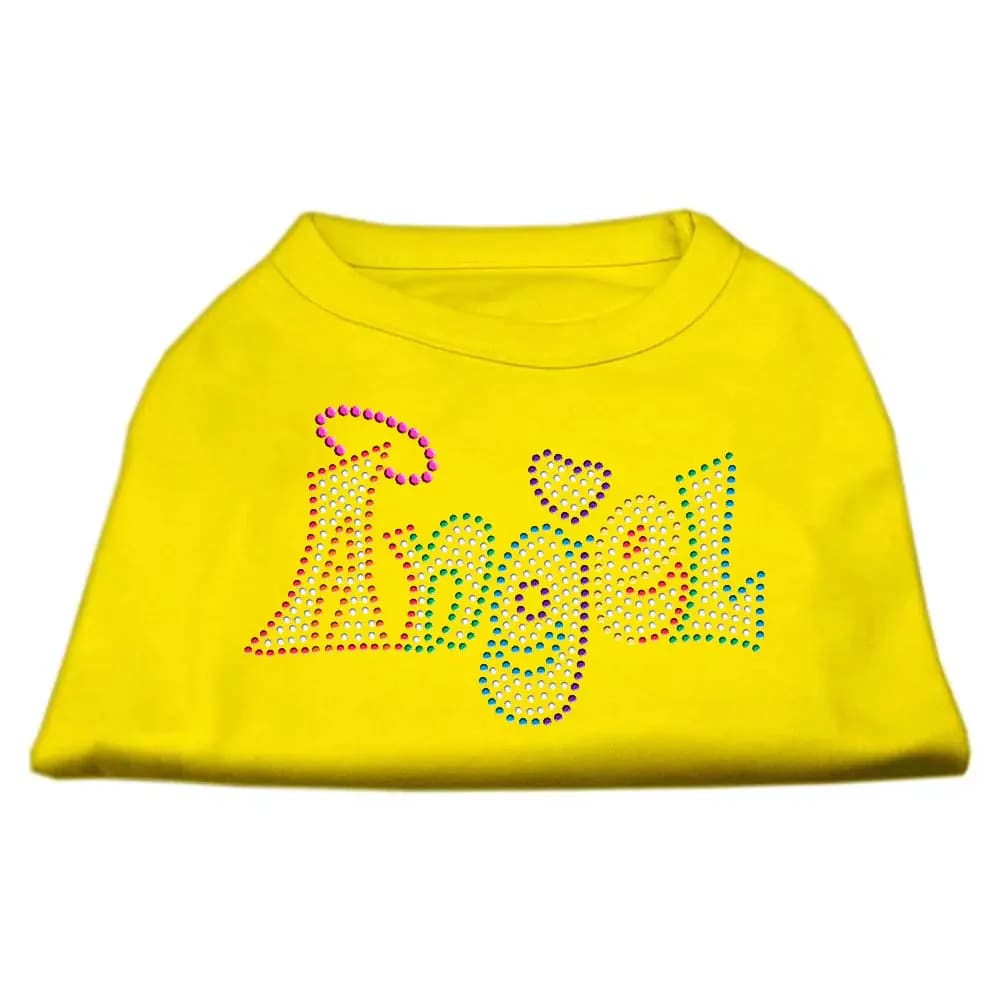 Technicolor Angel Rhinestone Pet Shirt - Rhinestone Pet