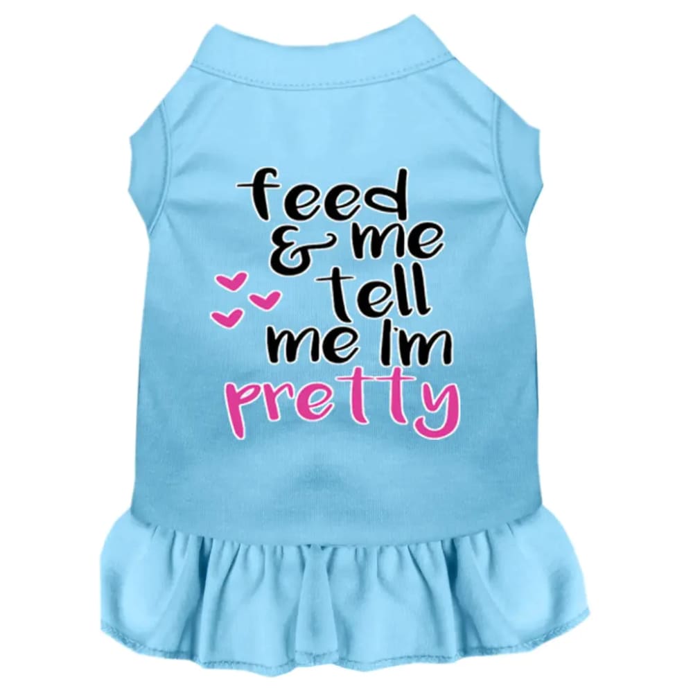 Tell Me I’m Pretty Screen Print Dog Dress - Screen Print