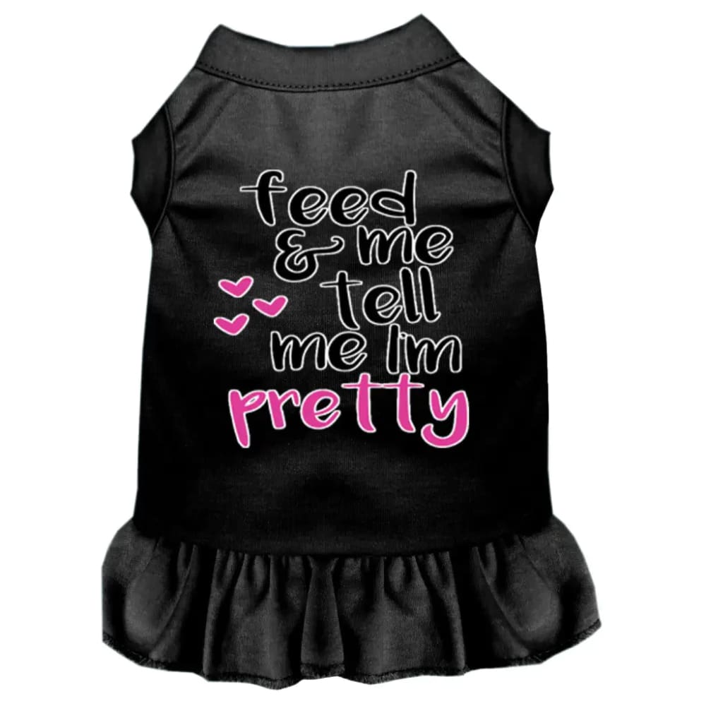 Tell Me I’m Pretty Screen Print Dog Dress - Screen Print