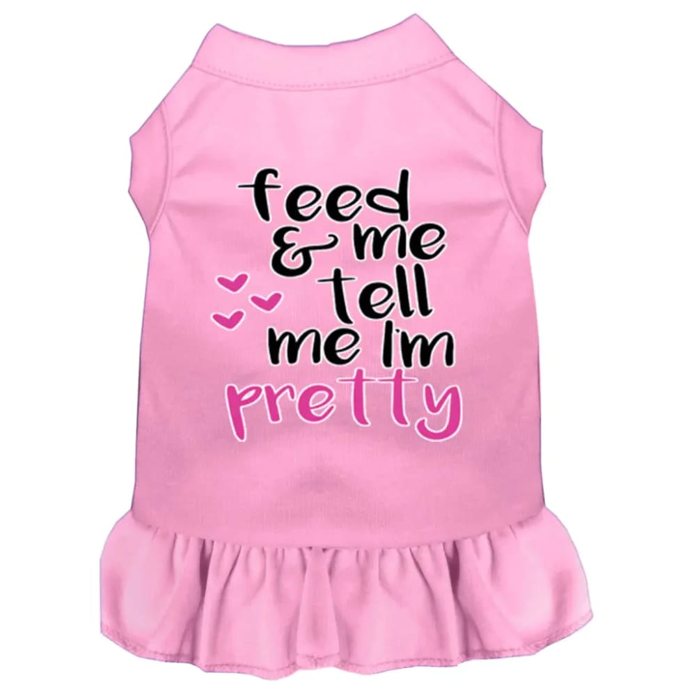 Tell Me I’m Pretty Screen Print Dog Dress - Screen Print