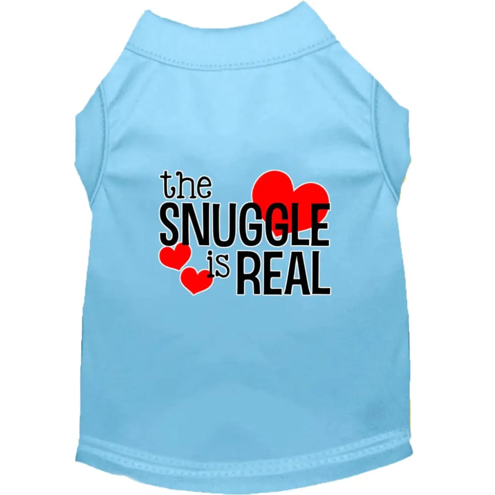 The Snuggle Is Real Dog Shirt - Pet Shirt