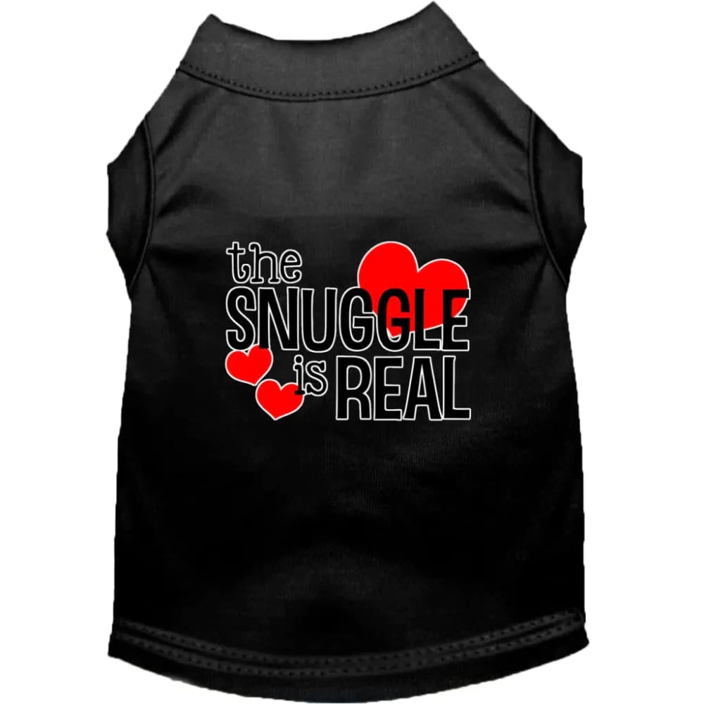 The Snuggle Is Real Dog Shirt - Pet Shirt