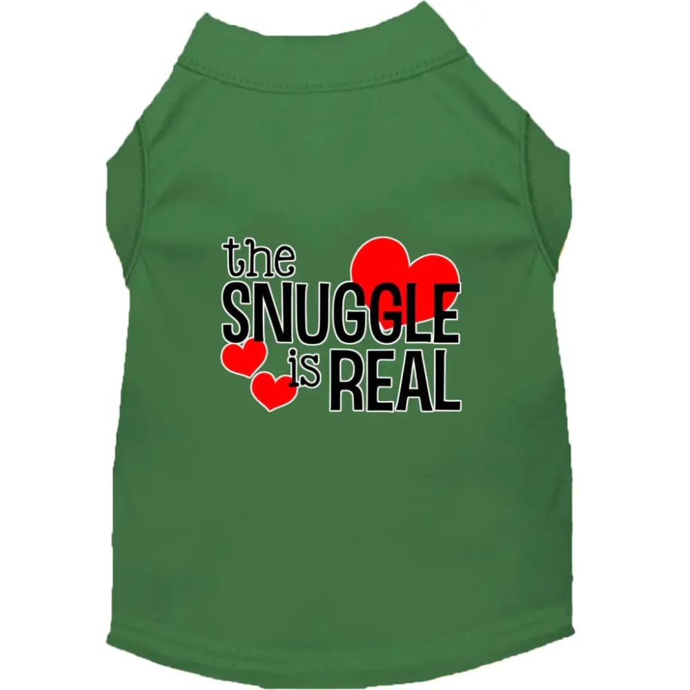 The Snuggle Is Real Dog Shirt - Pet Shirt