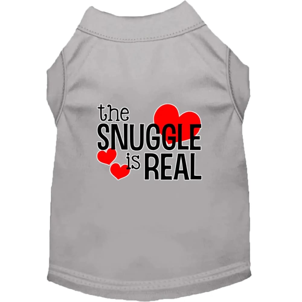 The Snuggle Is Real Dog Shirt - Pet Shirt