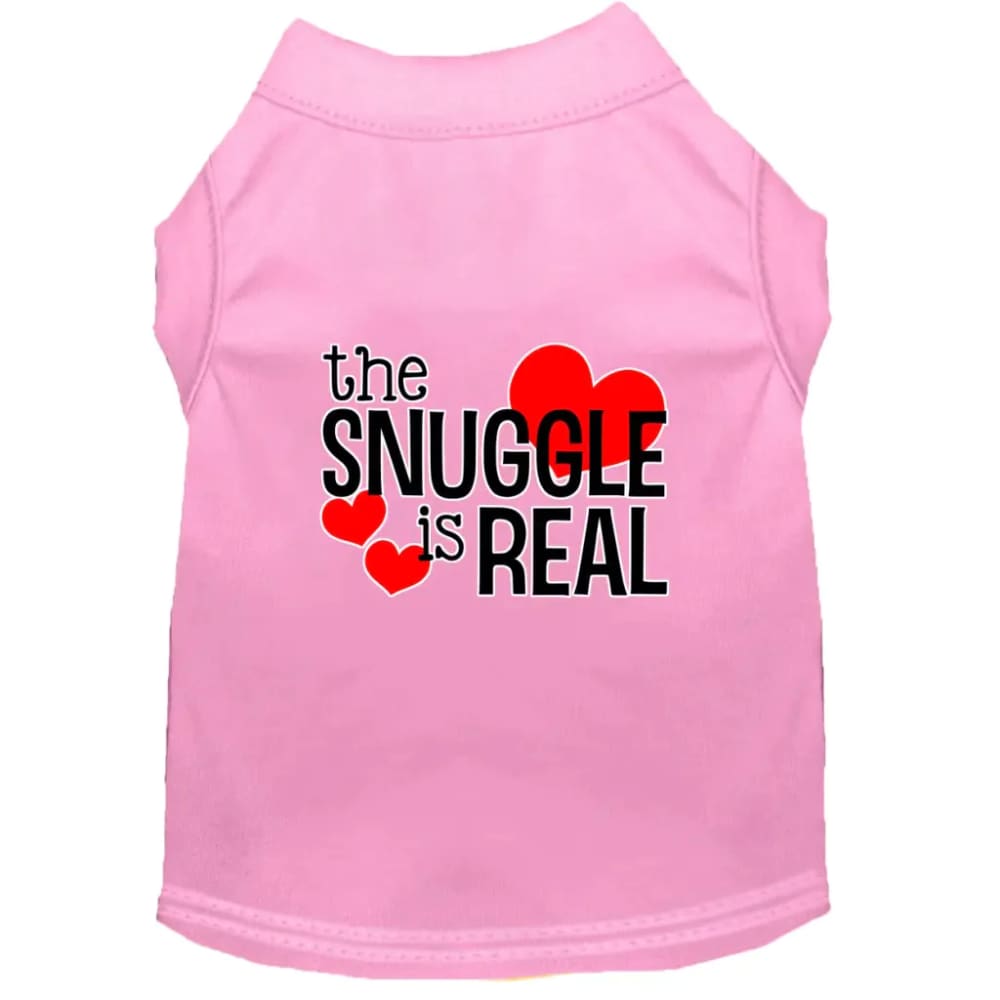 The Snuggle Is Real Dog Shirt - Pet Shirt