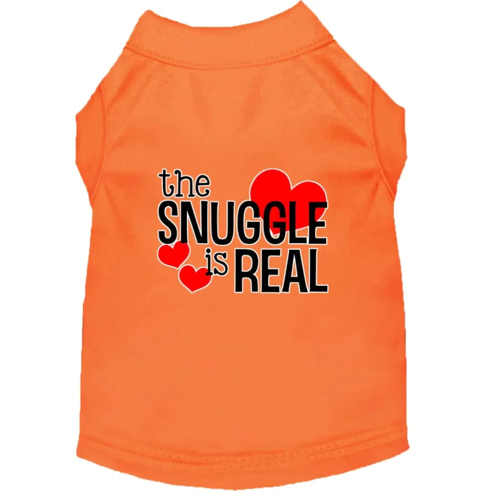 The Snuggle Is Real Dog Shirt - Pet Shirt