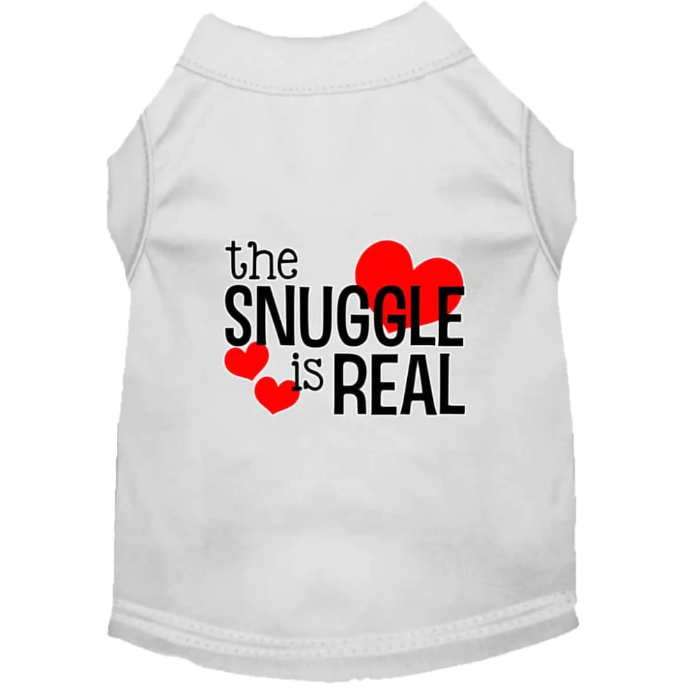 The Snuggle Is Real Dog Shirt - Pet Shirt