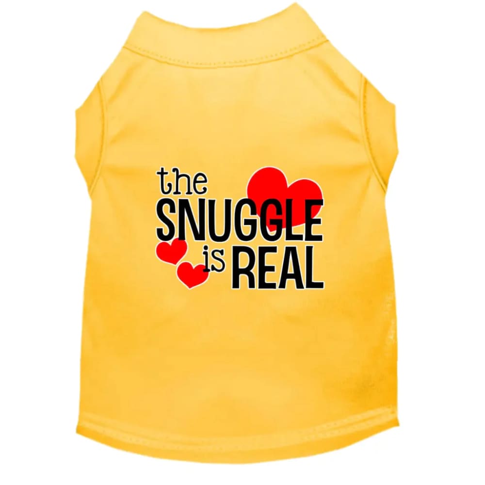 The Snuggle Is Real Dog Shirt - Pet Shirt