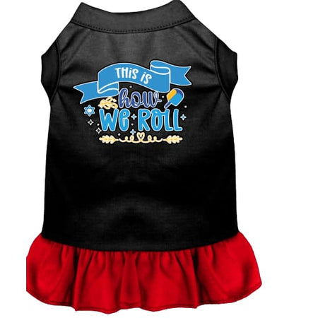 This is How We Roll Screen Print Pet Dress - Hanukkah Dress