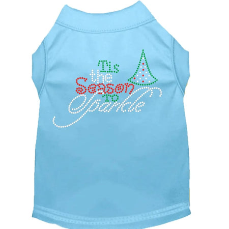 Tis the Season to Sparkle Rhinestone Pet Shirt - Screen