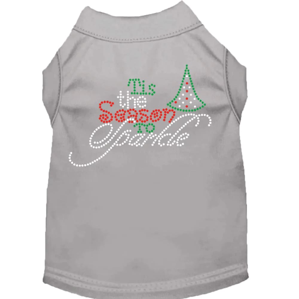 Tis the Season to Sparkle Rhinestone Pet Shirt - Screen