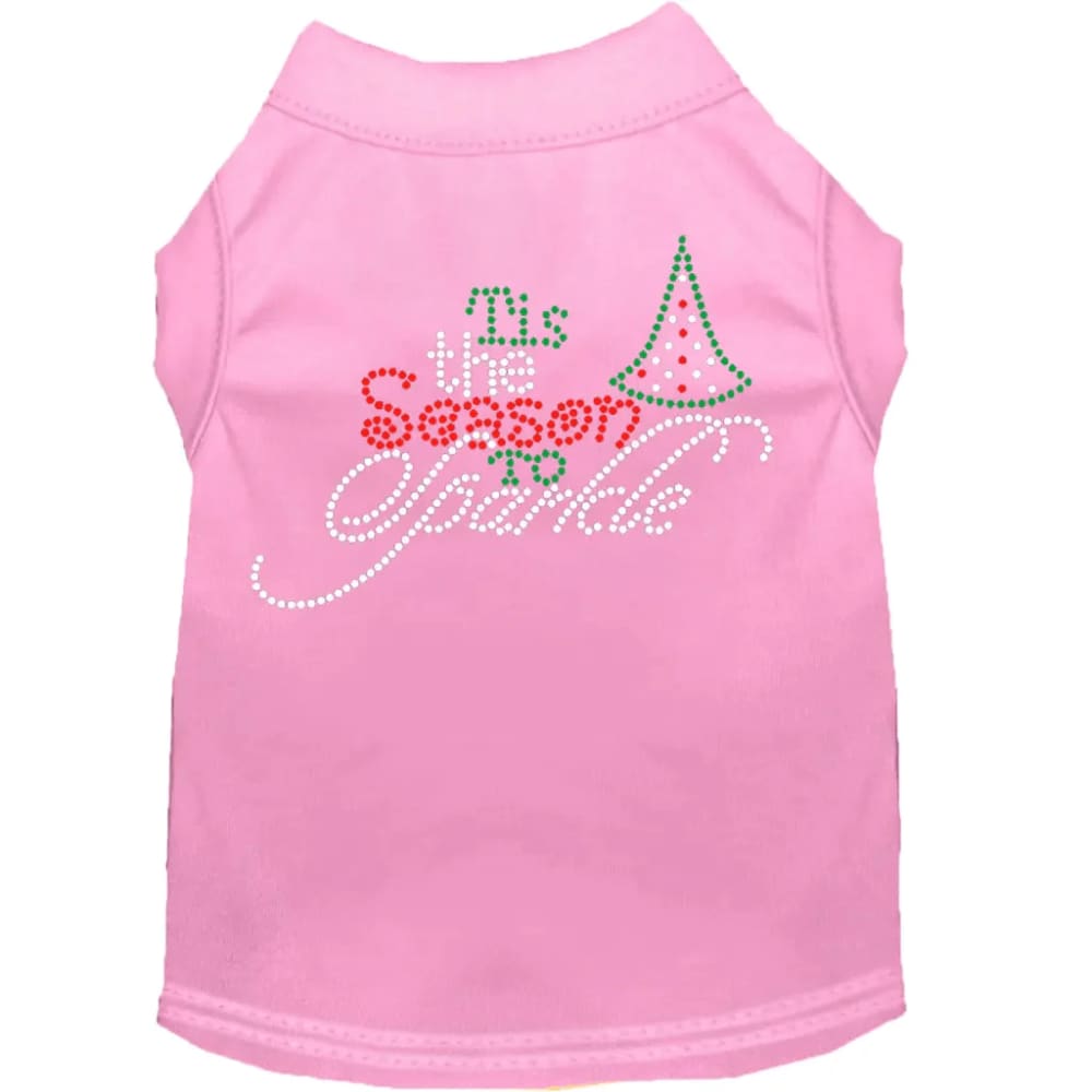 Tis the Season to Sparkle Rhinestone Pet Shirt - Screen