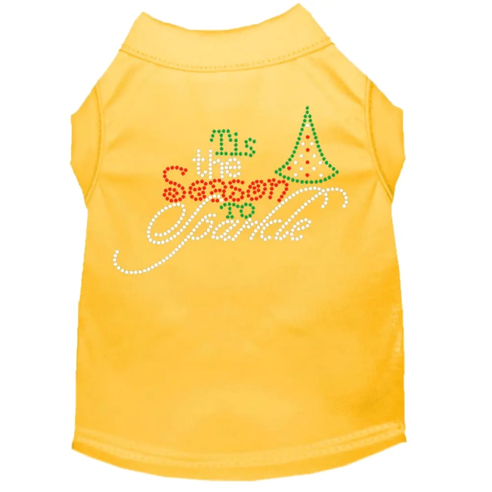 Tis the Season to Sparkle Rhinestone Pet Shirt - Screen