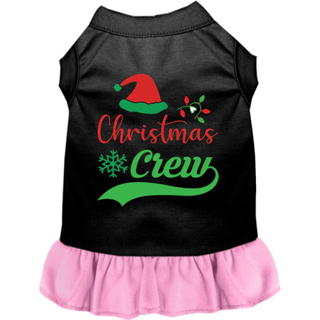 Traditional Christmas Crew Pet Dress - Screen Print Dog