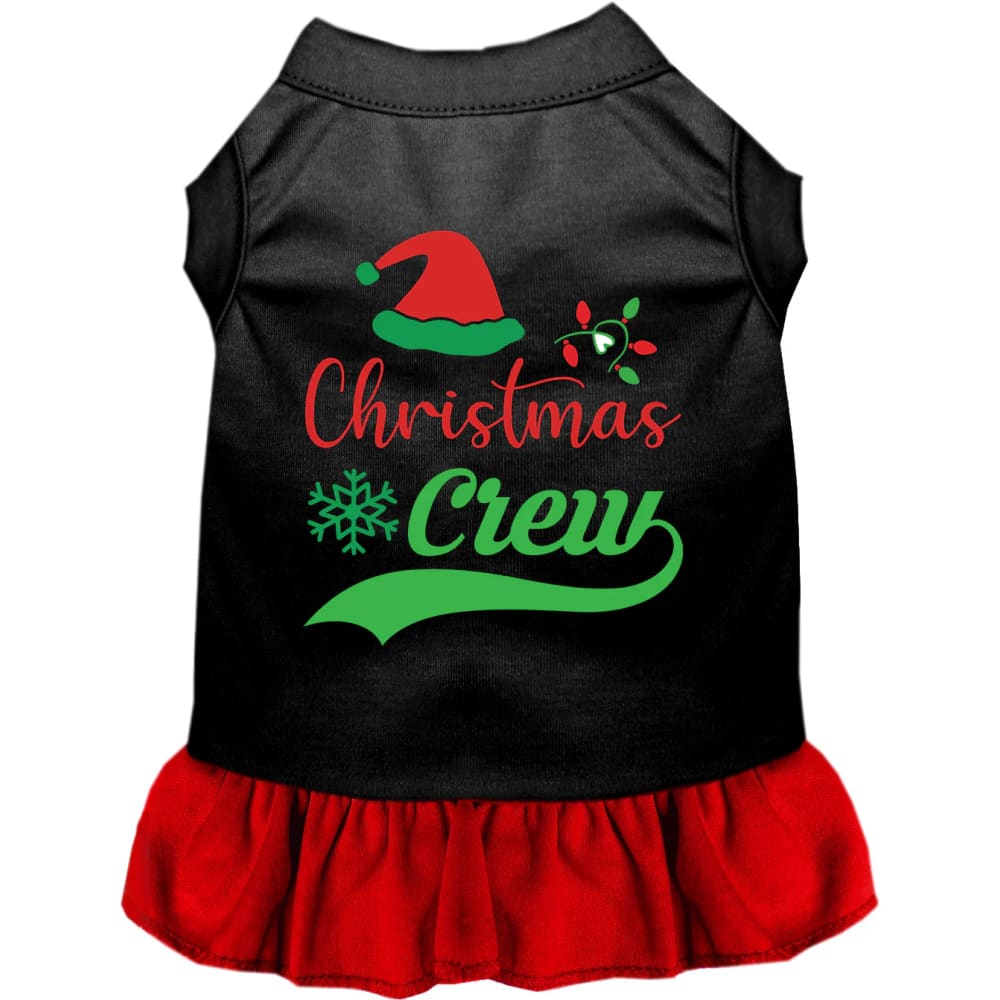 Traditional Christmas Crew Pet Dress - Screen Print Dog