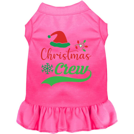 Traditional Christmas Crew Pet Dress - Screen Print Dog