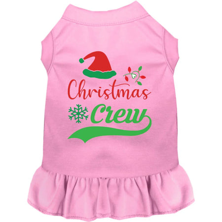 Traditional Christmas Crew Pet Dress - Screen Print Dog