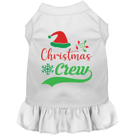 Traditional Christmas Crew Pet Dress - Screen Print Dog