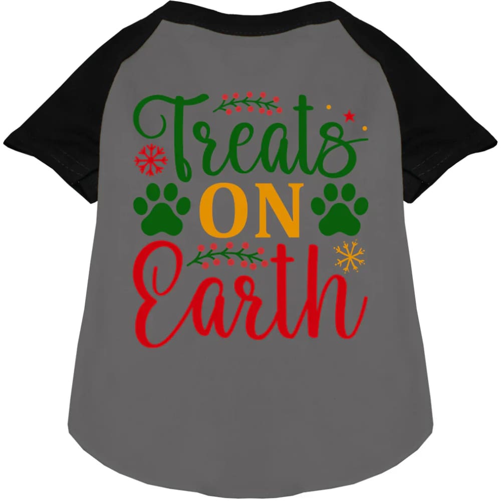 Treats on Earth Pet Raglan Shirt - Screen Print Shirts