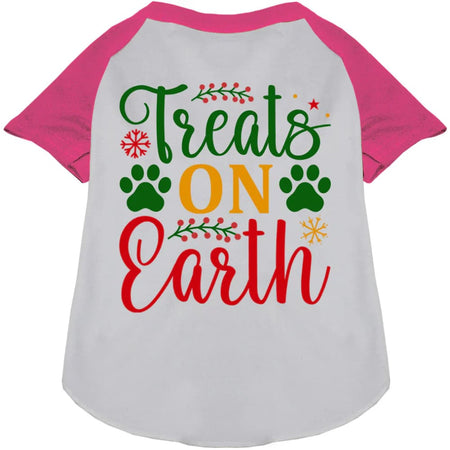 Treats on Earth Pet Raglan Shirt - Screen Print Shirts