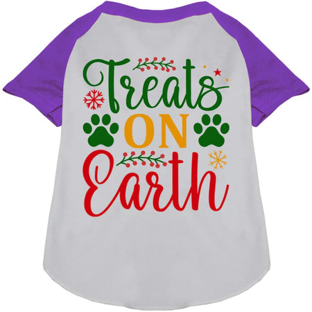 Treats on Earth Pet Raglan Shirt - Screen Print Shirts