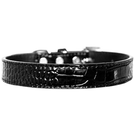 Tulsa Plain Croc Dog Collars - Dog Collars - Designer Croc