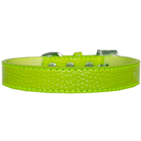 Tulsa Plain Croc Dog Collars - Dog Collars - Designer Croc