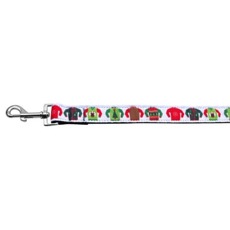 Ugly Sweater Nylon Dog Collars & Leashes - Christmas Collars