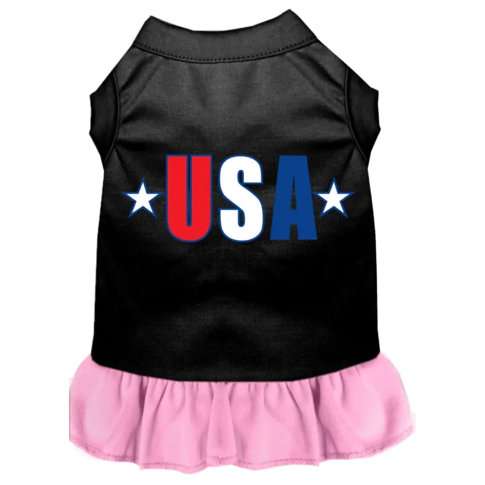 USA Star Screen Print Pet Dress - Screen Print Dog Dresses