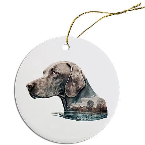 Weimaraner Christmas Ornaments - Ornaments