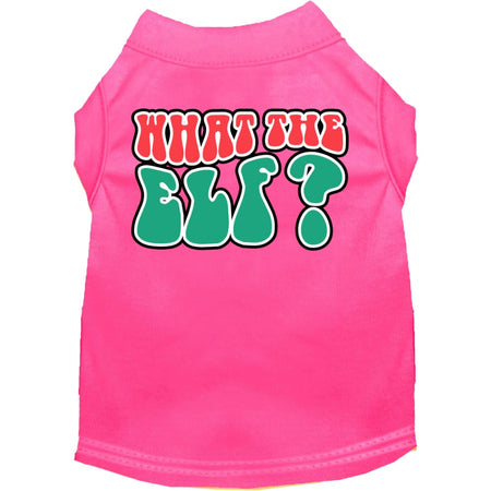 What the Elf Screen Print Pet Shirt - Screen Print Shirts