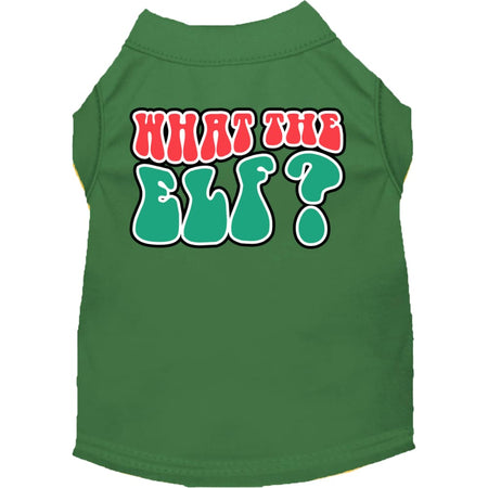 What the Elf Screen Print Pet Shirt - Screen Print Shirts