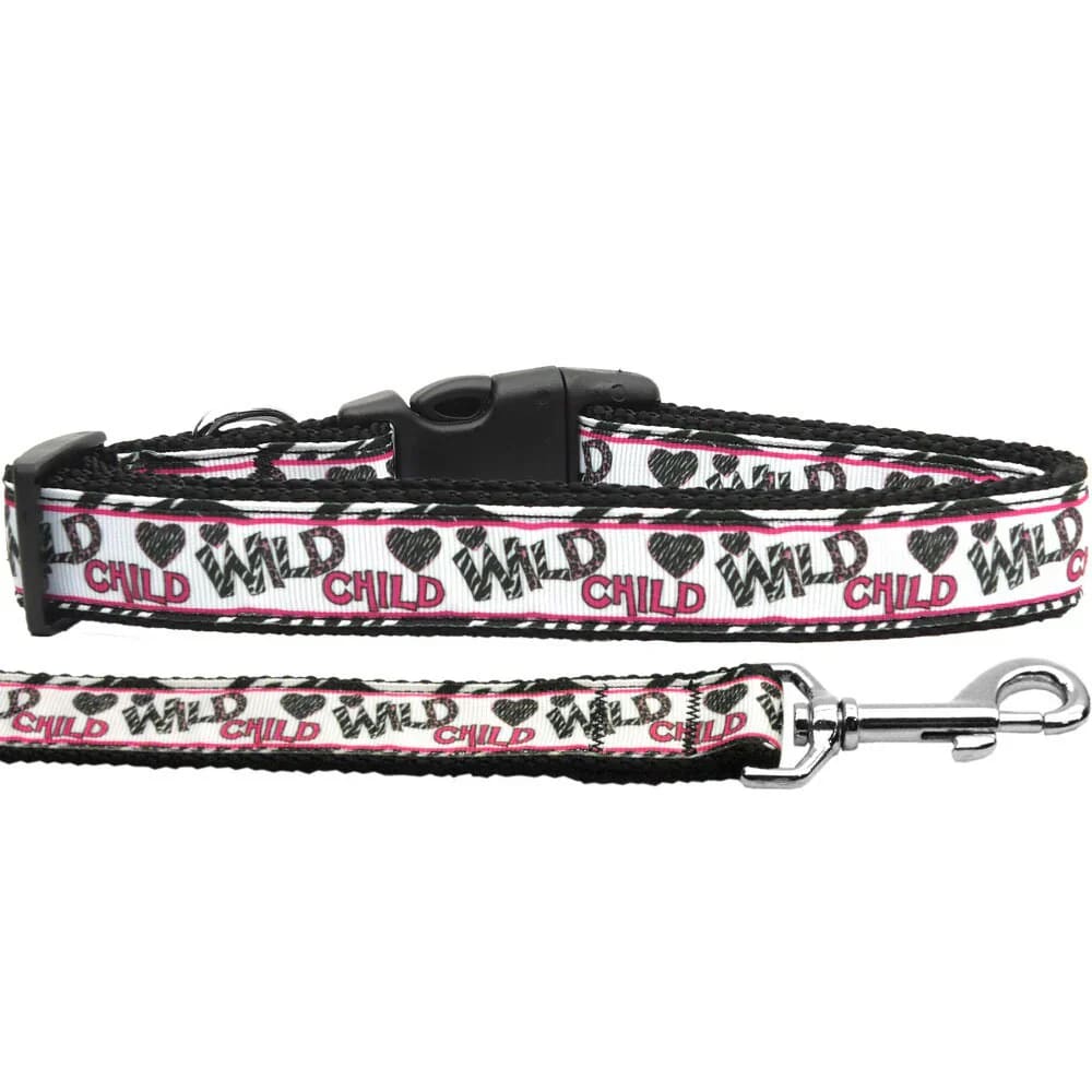 Wild Child Nylon Dog Collars and Leash - Dog Collars - Nylon