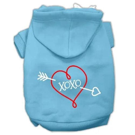 XOXO Screen Print Pet Hoodies - Screen Print Hoodies