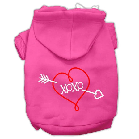 XOXO Screen Print Pet Hoodies - Screen Print Hoodies