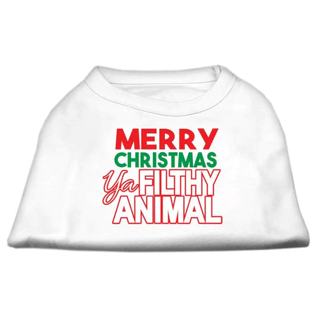 Ya Filthy Animal Screen Print Pet Shirt - Screen Print