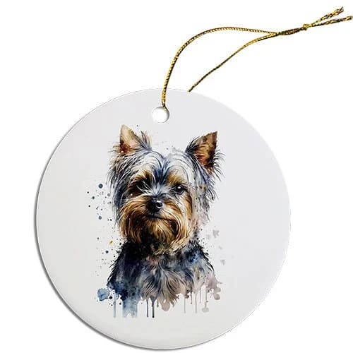 Yorkie Christmas Ornaments - Ornaments