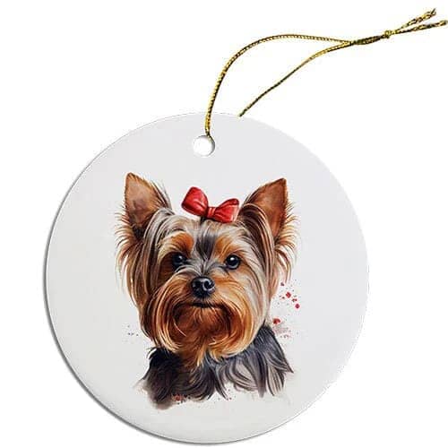 Yorkie Christmas Ornaments - Ornaments