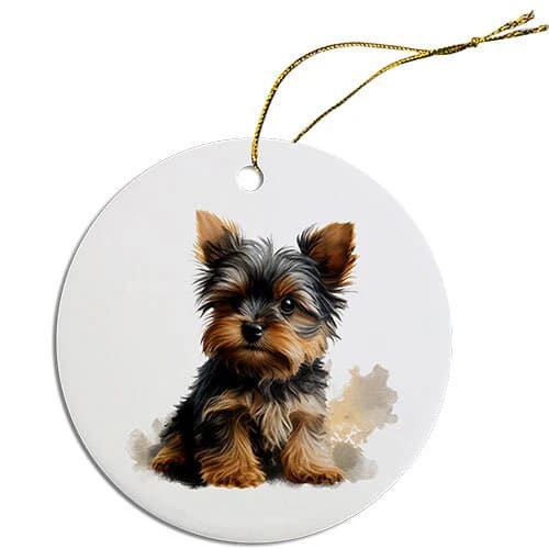 Yorkie Christmas Ornaments - Ornaments