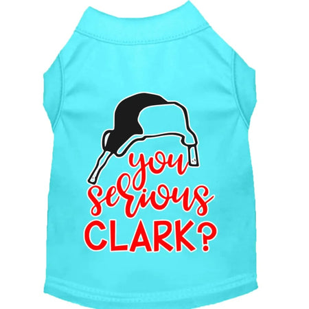 You Serious Clark? Screen Print Pet Shirt - Screen Print