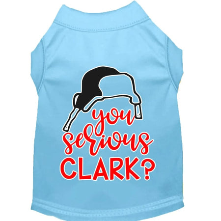 You Serious Clark? Screen Print Pet Shirt - Screen Print