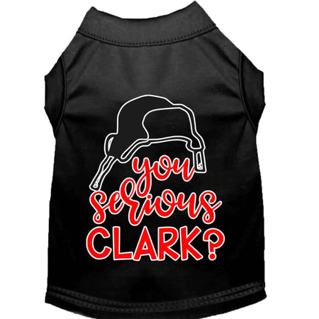 You Serious Clark? Screen Print Pet Shirt - Screen Print