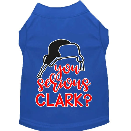 You Serious Clark? Screen Print Pet Shirt - Screen Print