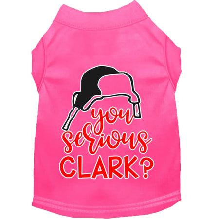 You Serious Clark? Screen Print Pet Shirt - Screen Print